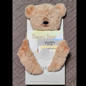 Slumberkins Honey Bear Snuggler bundle NIB
